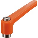 Female Screw,Plastic Clamp Lever